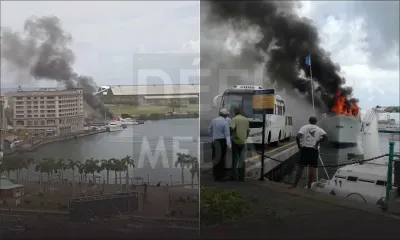 Caudan : un bateau de plaisance a pris feu