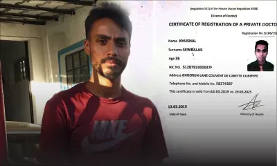 Plusieurs plaintes à la police contre Khushal Sewbalak : le faux médecin sur la toile est un mécanicien