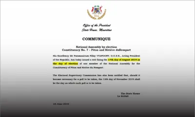 Partielle au no 7 : le communiqué qui peut prêter à confusion