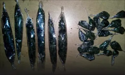 À Eau-Coulée : un présumé dealer de cannabis arrêté