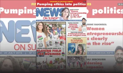 Voici la Une de News on Sunday de ce Vendredi 19 Juillet 2019