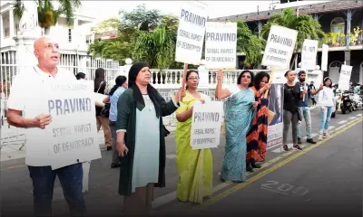 Manifestation de Linion Moris - Nando Bodha : «Il faut condamner le Premier ministre»