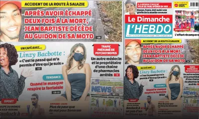 Voici la Une de Le Dimanche/L'Hebdo de ce dimanche 19 Septembre 2021