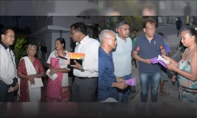 Circonscription No 5 : porte-à-porte des candidats du MMM et de l’Alliance Morisien à Camp Laboue