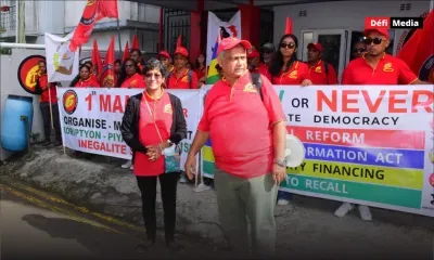 [En images] 1er-Mai : marche pacifique de la CTSP à Rose-Hill  