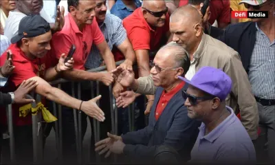 [En images] 1er-Mai : arrivée de Ramgoolam et Bérenger au meeting de l'Alliance du Changement à Rose-Hill 
