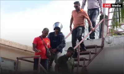 [En images] Reade Boodhoo : son neveu, principal suspect, retourne sur les lieux du crime