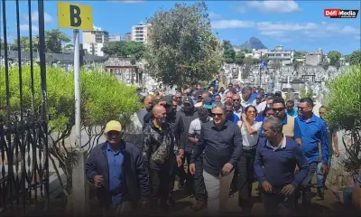 95e anniversaire de Sir Gaëtan Duval : Richard Duval participe à une cérémonie de dépôt de gerbes