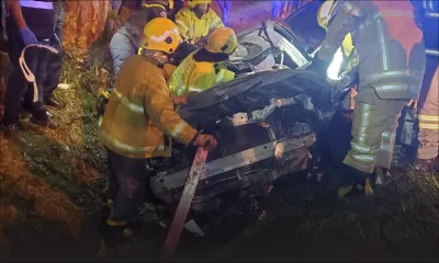 Une femme sort indemne d’un grave accident de la route
