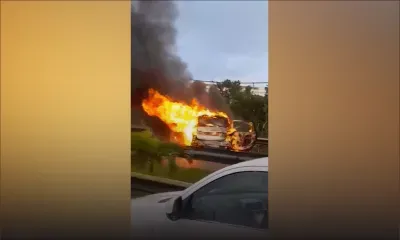 Incendie d’une voiture à Nouvelle-France : un couple de touristes était à bord du véhicule