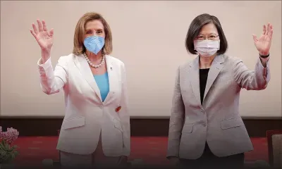 Visite de Pelosi: Taïwan "ne reculera pas" face à la menace chinoise, affirme sa présidente