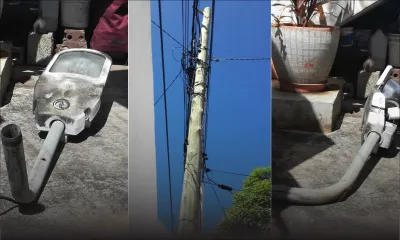 Sainte-Croix : un lampadaire urbain se détache du poteau et... s’écroule dans sa cour