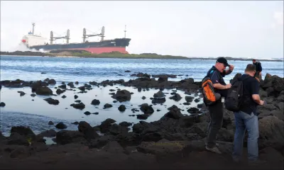 Sur les récifs au Bouchon - Le renflouage du ‘Benita’ prendra au moins un mois