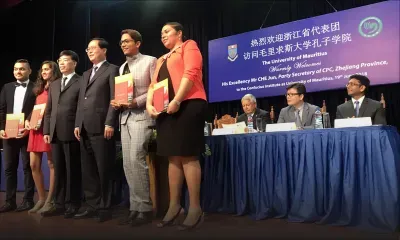 Institut Confucius, UOM - Che Jun : «Il est important de resserrer les liens d’amitié et culturels entre Maurice et la Chine»