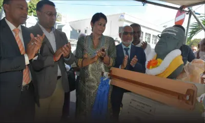 Hommage à Ramoo Sooriamoorthy : dévoilement d'un buste à son effigie dans la capitale