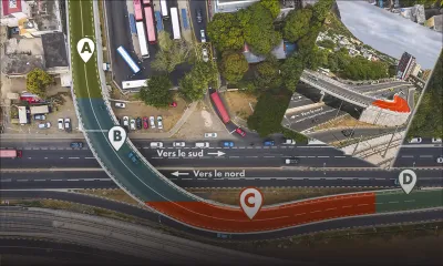 Accès Sud de Port-Louis : une partie de la rampe d’accès de l’autopont Decaen reconstruite