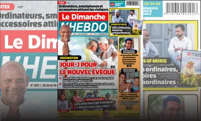 Voici la Une de Le Dimanche/L'Hebdo de ce Dimanche 20 Août 2023