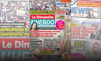 Voici la Une de Le Dimanche/L'Hebdo de ce dimanche 20 Septembre 2020