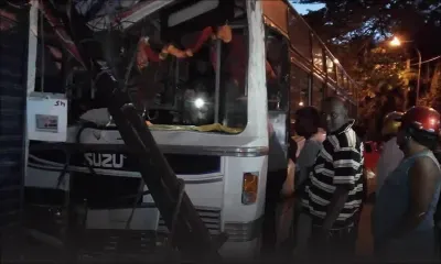 À Bel-Air-Rivière-Sèche : un bus saccagé après un match de foot