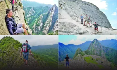 The most death-defying trails around the world