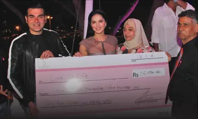 Levée de fonds Sunny Leone et le cancer du sein