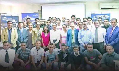 G2ACAMAS students receive their letters of employment for cruise ships