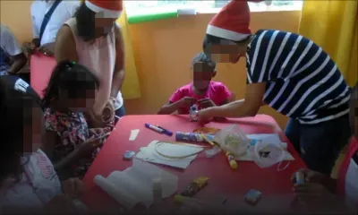 Solidarité : le sourire en guise de cadeau