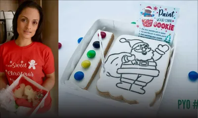 Délices atypiques : Elisabeth Desvaux de Marigny propose des biscuits de Noël comestibles à peindre