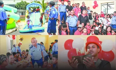 Un Noël de lumière à Chebel : Quand les policiers deviennent des pères Noël