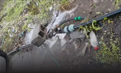 Fuite d’eau à La Marie : un tuyau cassé signalé depuis trois jours