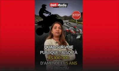Quad sur voie publique : jusqu'à Rs 100 000 d'amende et 5 ans de prison