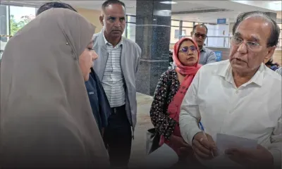 [En images] Visite surprise du ministre Anil Bachoo au New Cancer Hospital