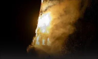 Un incendie ravage une église d’Amsterdam lors d'un nouvel an mouvementé aux Pays-Bas