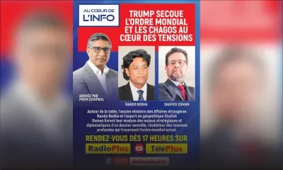 Au Cœur de l’Info : Trump secoue l’ordre mondial, les Chagos au cœur des tensions