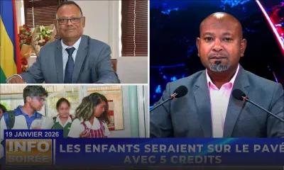 [Info Soirée] : « Zenfan ti pou lor lari avek 5 credit » 
