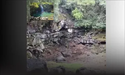Cascade Eau Bleu : une internaute intriguée par l’absence d’eau malgré les récentes pluies