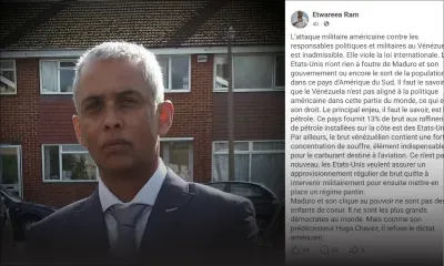 Le député Etwarea : «L’attaque militaire américaine contre les responsables politiques et militaires au Venezuela est inadmissible»