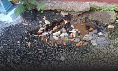 Avis aux autorités : une fuite d’eau à Grand-Baie menace la santé publique