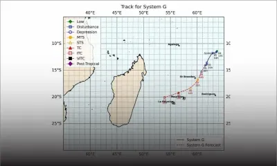 Dépression tropicale : possible influence sur Maurice à partir de samedi soir