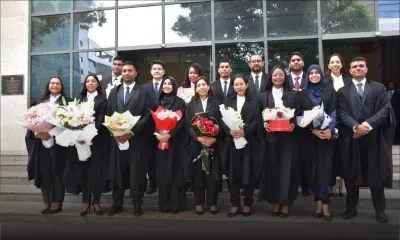 Prestation de serment : seize nouveaux avoués