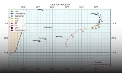 Météo : le cyclone tropical Horacio se rapproche de Rodrigues