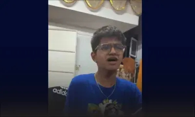Forest-Side : un ado de 16 ans chante avec son groupe en l’honneur à Shiva à l’approche de Maha Shivaratri