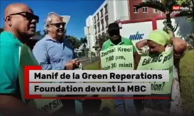 Griefs autour du journal en Kreol : manifestation symbolique devant les locaux de la MBC