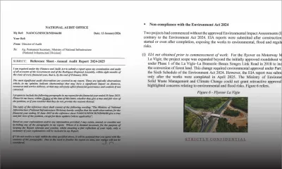 Audit sur les infrastructures publiques : Rs 1,5 Md dépensées : surcoûts, projets bloqués et risques environnementaux