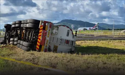 Frayeur à Le Chaland après le renversement d’un camion de kérosène