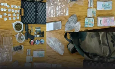 Plage de Sable-Noire : pistolet, haschich, cannabis et argent saisis