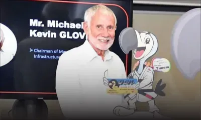 Décoré au rang de GOSK - Michael Glover : une vie au service du sport