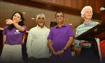 Rassemblement de Paul Bérenger au Plaza, Rose-Hill 