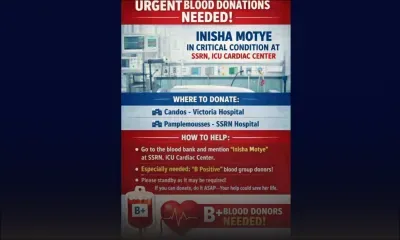 Urgent : appel aux donneurs de sang B+ pour Inisha Motye