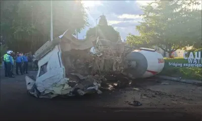 Rond-point du Caudan : une défaillance des freins du poids lourd à l'origine de l'accident